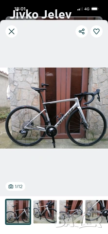 Specialized Tarmac
Carbon, SRAM ETap 2*12, снимка 4 - Велосипеди - 55148928