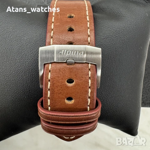 Alpina Alpiner 4 Automatic AL-525NS5AQ6 – ПЪЛЕН КОМПЛЕКТ | Неразличим от нов | Швейцарско качество 
, снимка 5 - Мъжки - 55190363