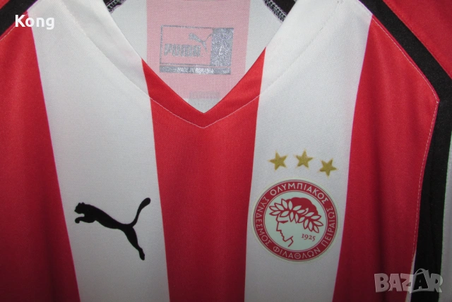 винтидж фланелка Olympiakos RIVALDO футболна тениска Олимпиакос Olympiacos Puma Атлетико Мадрид , снимка 12 - Футбол - 54792235