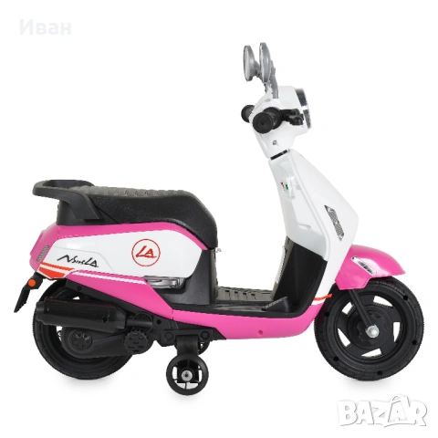 ТОП ЦЕНА!НОВО!Детски акумулаторен мотор Honda PINK с 12V батерия,предни светлини, снимка 4 - Детски велосипеди, триколки и коли - 54447083