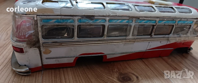 Ламаринена СОЦ играчка Автобус задвижване и светлини, снимка 7 - Колекции - 50549184