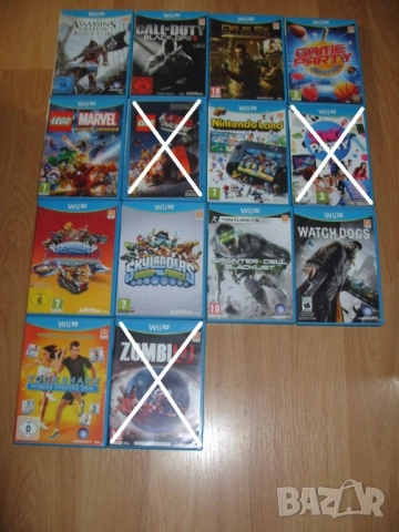 Игри за Nintendo Wii U Част 1 - 12.78 € / 25лв за брой