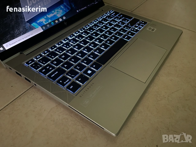 13.3' Full HD Core i7-10610u HP EliteBook 830 G7 32GB DDR4/512GB NVMe/Подсветкa/Win 11/B&O/Бат 8ч, снимка 6 - Лаптопи за работа - 55070087