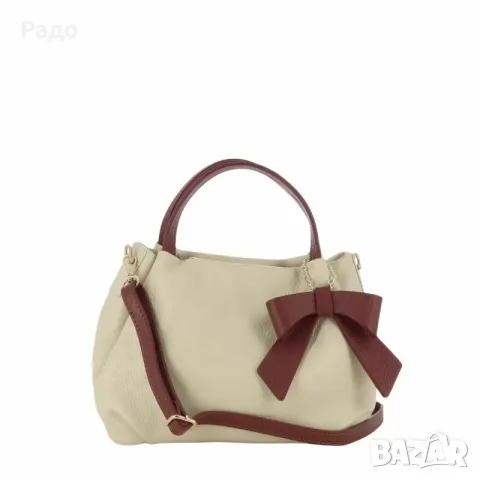 Нова дамска кожена чанта Anna Pepe AP 147925 Естествена кожа MADE IN ITALY златна раница DONNA, снимка 2 - Чанти - 55604515