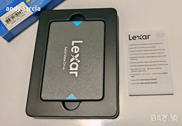 960GB Lexar NQ100 SSD диск сив SATA 6 Gb/s, 2.5” скорост четене до 550MB/s 960гб 960ГБ ЧИСТО НОВ, снимка 5 - Твърди дискове - 54583591