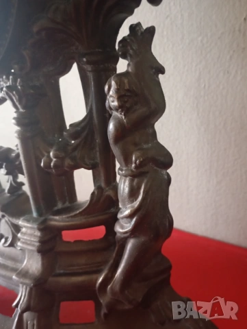 Винтидж каминен часовник, снимка 3 - Антикварни и старинни предмети - 54291682