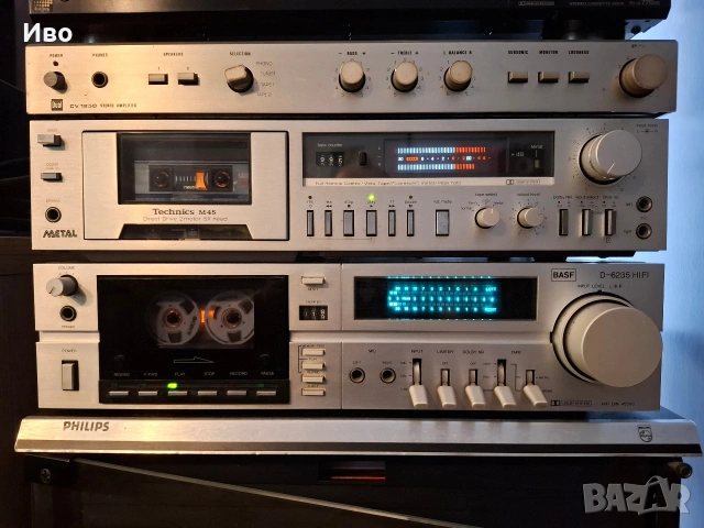 Tехникс М45 легендарен, BASF-D6235 hifi, снимка 3 - Декове - 55192734