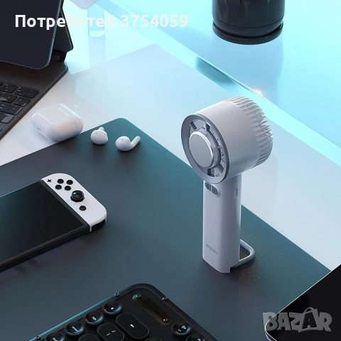 Преносим мини вентилатор 3в1 с полупроводниково охлаждане и леден компрес, 3 скорости, акумулаторна , снимка 5 - Вентилатори - 55156398
