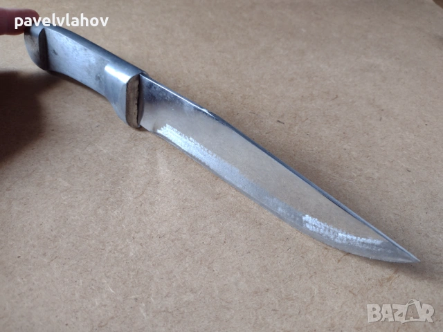 Нож - ловен, производство на “Хан Тервел”, модифициран и за доработка , снимка 2 - Ножове - 53972362