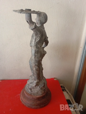 Стара статуетка, снимка 5 - Други ценни предмети - 54299015