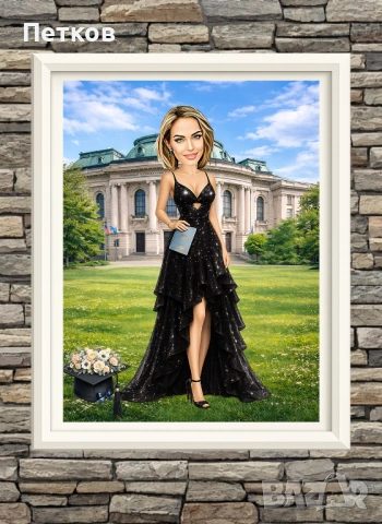 Дигитална карикатура - шарж по снимка - подарък за рожден ден, юбилей, сватба,бал или друг повод, снимка 5 - Картини - 53117250