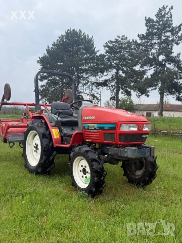 Продавам японски трактор Yanmar 24к.с. 4х4, снимка 3 - Селскостопанска техника - 54280043
