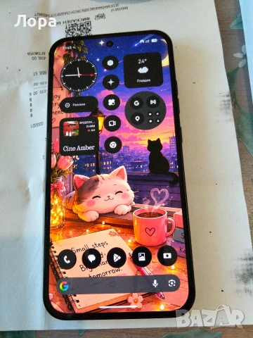 НОВ Nothing Phone 4a 12/256gb Зора, снимка 3 - Други - 55248239