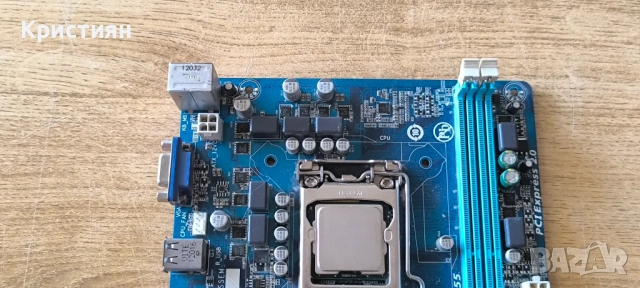 Дънна платка Gigabyte GA-H61M-S1 + Процесор Intel i5-2400 3.10GHz