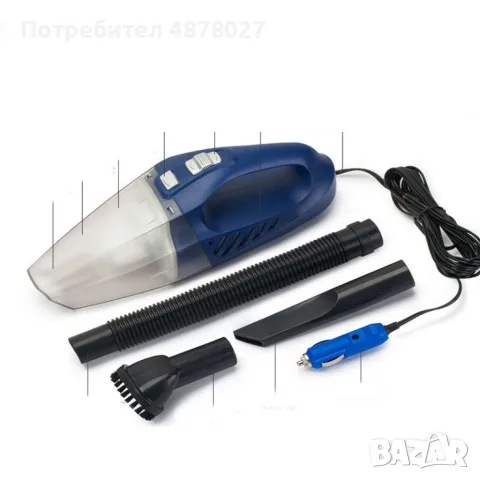 Прахосмукачка за кола с накрайници за почистване  AUTO CLEAN1, снимка 4 - Аксесоари и консумативи - 55536486