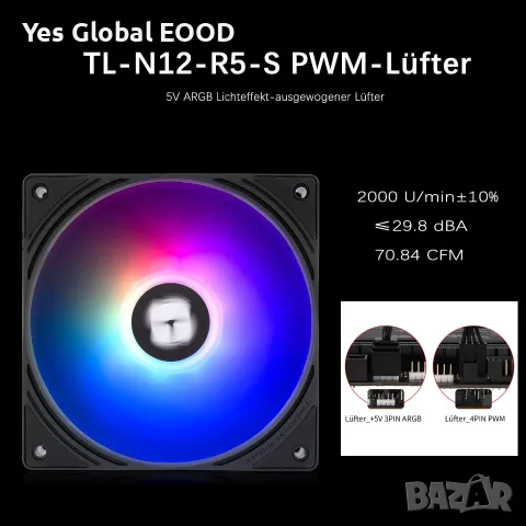Thermalright Aqua Elite 240 V6 ARGB AIO охладител – черен, снимка 6 - Други - 55449769