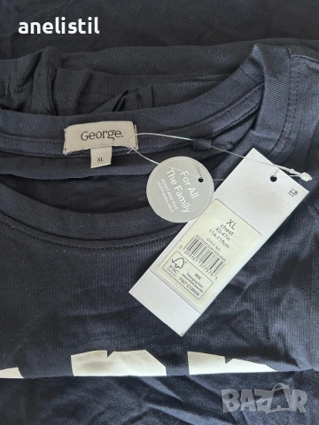 👕 Нова мъжка тениска George “DADDY” – XL – Купена от Англия, снимка 2 - Тениски - 55258340