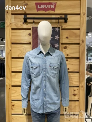 Дънкова риза Levi’s, снимка 6 - Ризи - 55600862