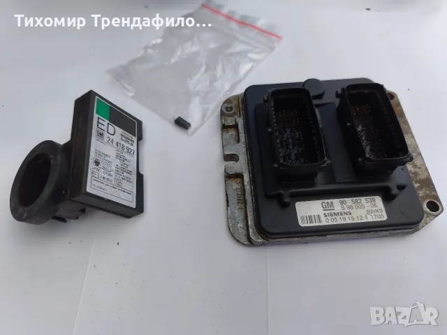Компютър ECU Opel Zafira A 1.8 16V 116 к.с. 90582539 , 5WK9 SIEMENS SIMTEC 70 , X18XE1