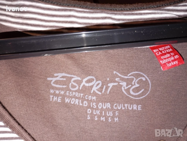 Esprit дамска блуза къс ръкав , снимка 3 - Тениски - 55068109