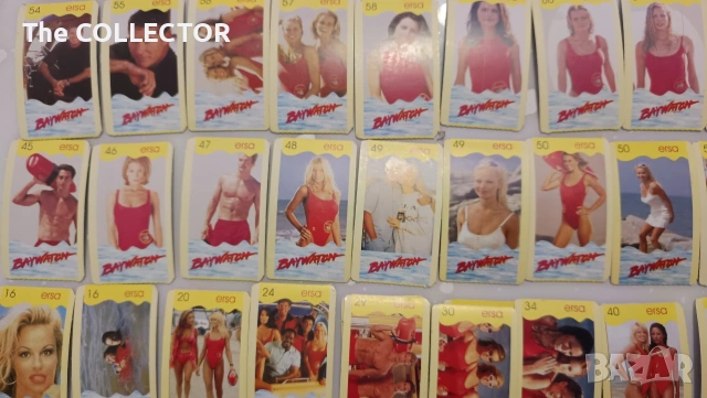 Ретро карти Baywatch - 55 бр., снимка 3 - Колекции - 54853944