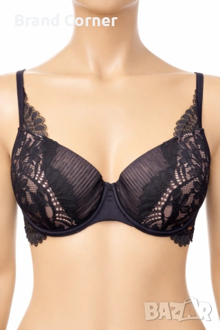 Луксозен дантелен комплект бельо Hunkemöller – Сутиен 75D и Бикини S, снимка 2 - Бельо - 54552282