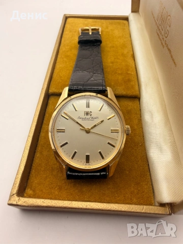 IWC Schaffhausen Cal. 89 – 14K Gold (585) – Vintage Swiss Watch с оригинална кутия