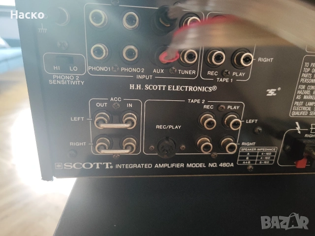 Scott 460a и Tannoy Mercury v4, снимка 4 - Ресийвъри, усилватели, смесителни пултове - 54011470