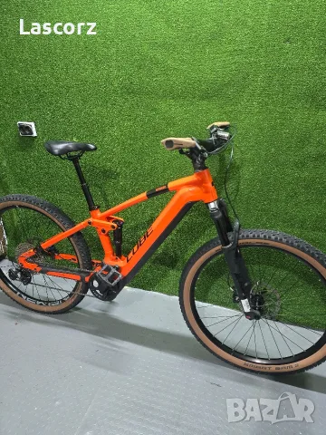 Cube Stereo Hybrid 120 Race е електрически планински велосипед с двойно окачване (e-MTB) 