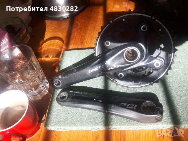 Deore Курбели-FC-M615 170mm/ 40-28, снимка 11 - Части за велосипеди - 55072846