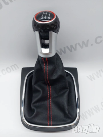 Топка с кожа скоростен лост VW GOLF 5/6   