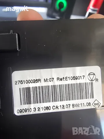 Управление климатик RENAULT SCENIC III 275100026R, снимка 2 - Части - 55610639