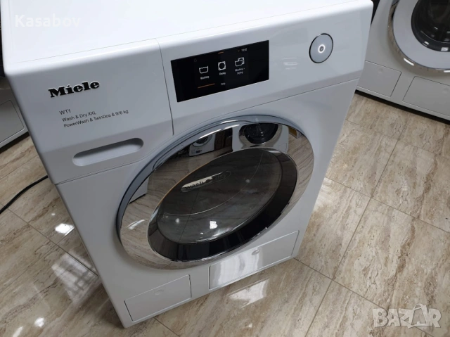 XXL 9кг/6кг Miele WT1 Пералня със Сушилня TwinDos Миеле 12м Гаранция, снимка 3 - Перални - 54664282