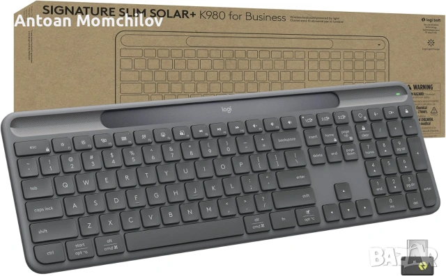 Соларна клавиатура Logitech K980 Bluetooth Logi Bolt