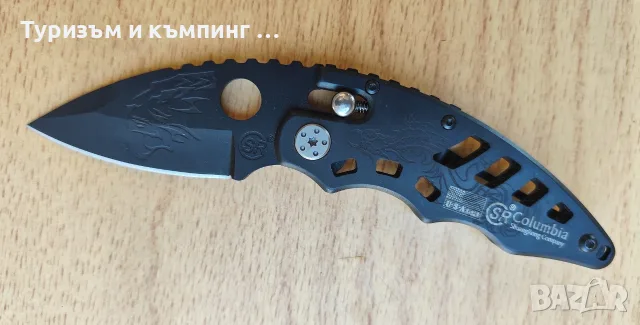 Малко сгъваемо ножче с оригинален дизайн и механизъм - SR217 / SR218, снимка 2 - Ножове - 14123906
