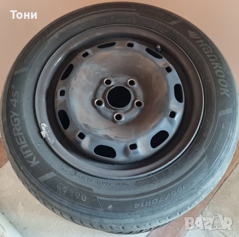 Джанти с гуми за Skoda Fabia 1.4 I 165 / 70 R14, снимка 3 - Гуми и джанти - 55155717