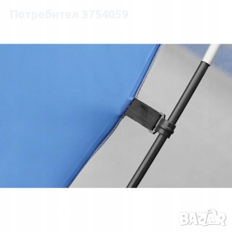 Семейна палатка XXL за плаж и градина с UV50+ защита и водоустойчив под – 273x195x177 см, снимка 6 - Палатки - 55147952