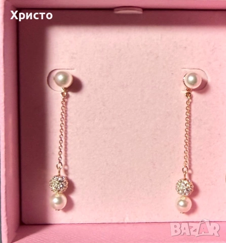 НОВО!!! Дамски обеци Swarovski Matrix Drop Earrings , снимка 3 - Обеци - 55037948
