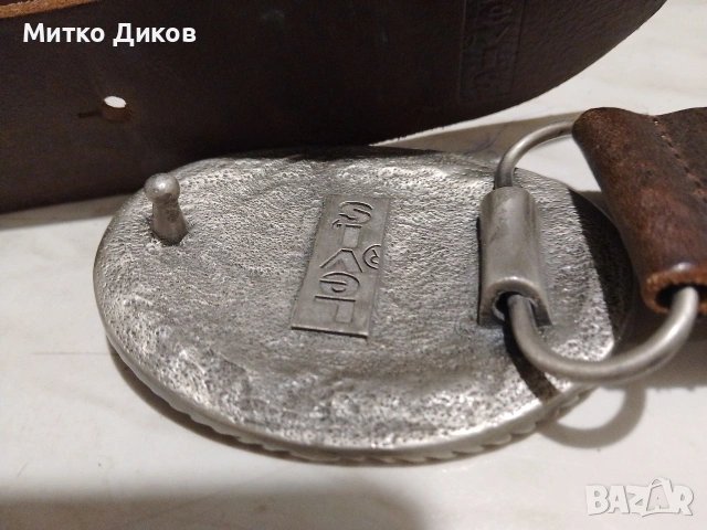 Levi's Levi Strauss оригинален американски колан 99см ширина 40 мм и дебелина 5мм вечен като нов, снимка 3 - Колани - 49227192
