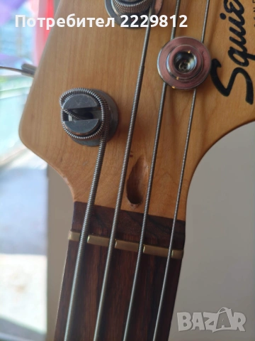 Squier Affinity P Bass (YN серия, 1997) – Екраниран, с High-Mass бридж и Brass Nut, снимка 4 - Китари - 54847872