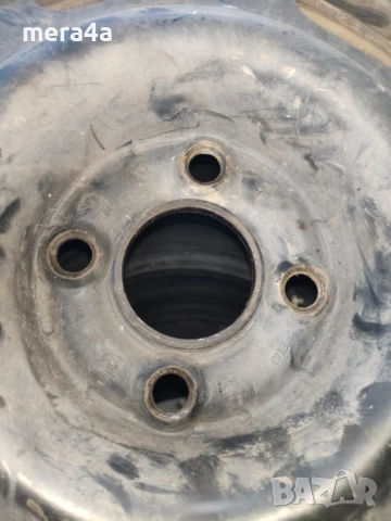 4бр. 14 цола железни джанти от VW Polo, снимка 2 - Гуми и джанти - 54930558