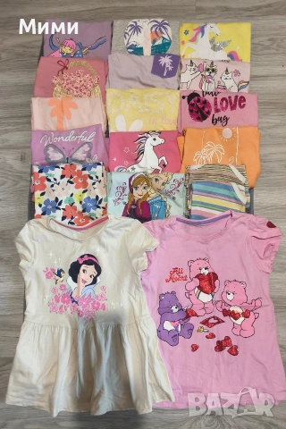 Голям летен лот от тениски за момиче на 7/8г., снимка 3 - Детски комплекти - 53993706