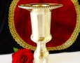 Викториански бронзов свещник 340 гр. , снимка 2