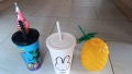 чаша за път термос със сламка spongebob squarepants Спонджбоб квадратни гащи  Miffy ананас, снимка 2