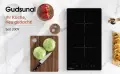 ИНДУКЦИОНЕН плот за вграждане Gudsunal с 2 зони, 3600W и сензорно управление, снимка 8