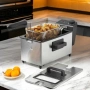Електрически фритюрник Cheffinger CF-EDP3.0 3L, 2000W, неръждаема стомана, регулируема температура,, снимка 8