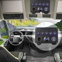 Панел за вграждане с 5 бутона, USB, 12V и волтметър, снимка 11