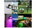 LED соларна лампа RGB, снимка 4