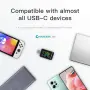 Power-Z C240 USB-C тестер 240W с цветен дисплей, PD 3.1, QC 5.0, USB Type-C, снимка 6