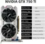 QTHREE GeForce GTX 750 TI 4gb видеокарта нова, GDDR5, HDMI, DVI, VGA, снимка 2